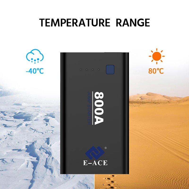 E-ACE стартер Power Bank для автомобиля Стартер пусковое устройство батарея booster batterie