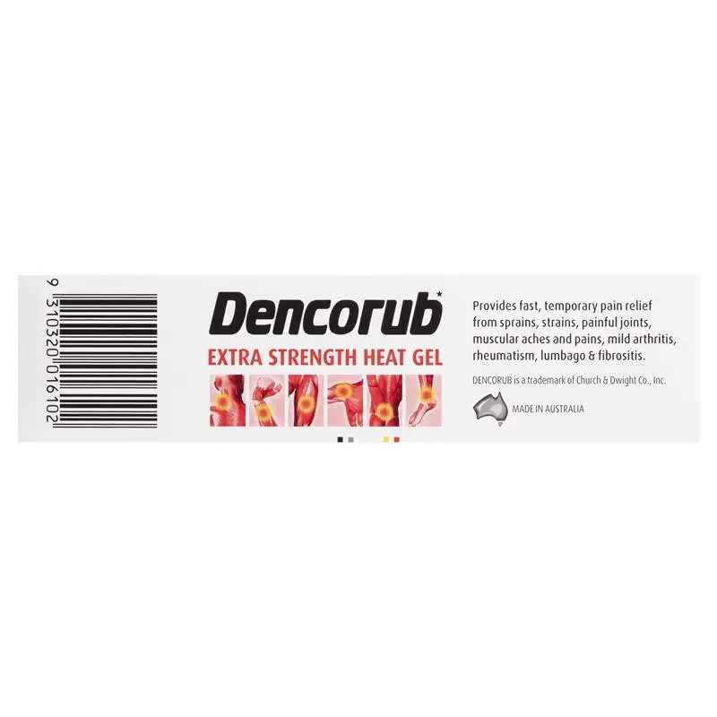 2 шт Dencorub ментол шоу Экстра стренс тепла гель без запаха артрит ревматизм люмбаго