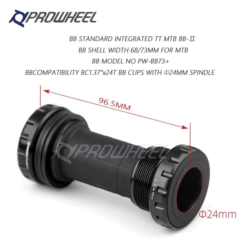 

PROWHEEL 175mm 170mm Cranks 30/32/34/36/38/40/42/44/46/48/50/52T Sprocket with Bottom Bracket Mountain Bicycle Crankset BCD104