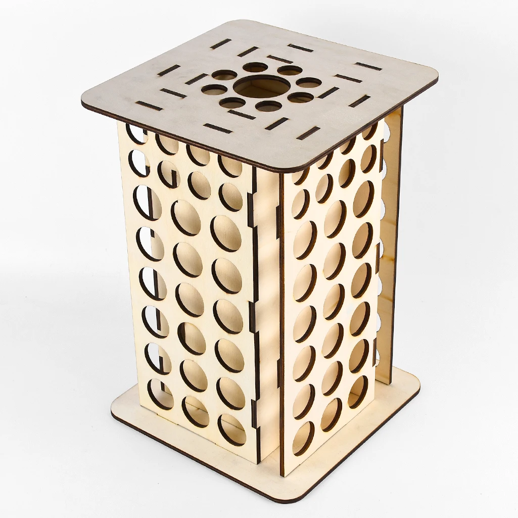 Настенная стойка для краски держит 113 отверстия живопись Эфирное кисточки