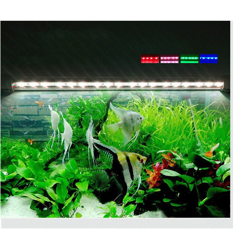 CHENGYILT светодиодный аквариум подводный свет IP68 под водой 19 см/29 см/39 см/49 см RGB Белый