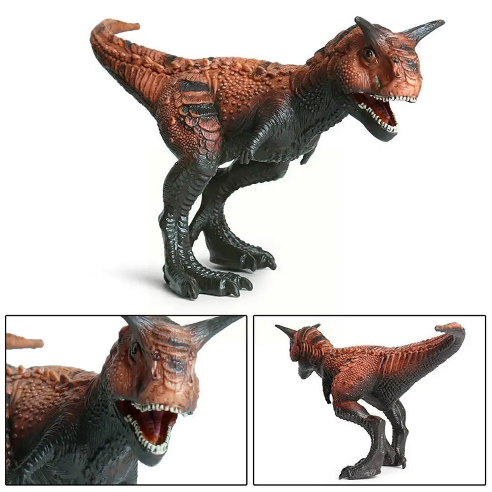Модель Carnotaurus большого размера модель Юрского периода искусственная фигурка ПВХ