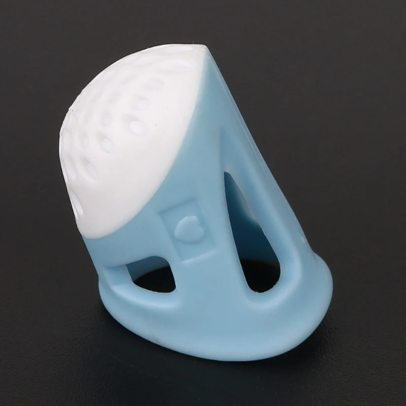 

2pcs Multifunctional Silicone Thimbles Finger Protector Sleeve Pin Needles DIY Crafts Sewing Needlework Accessories