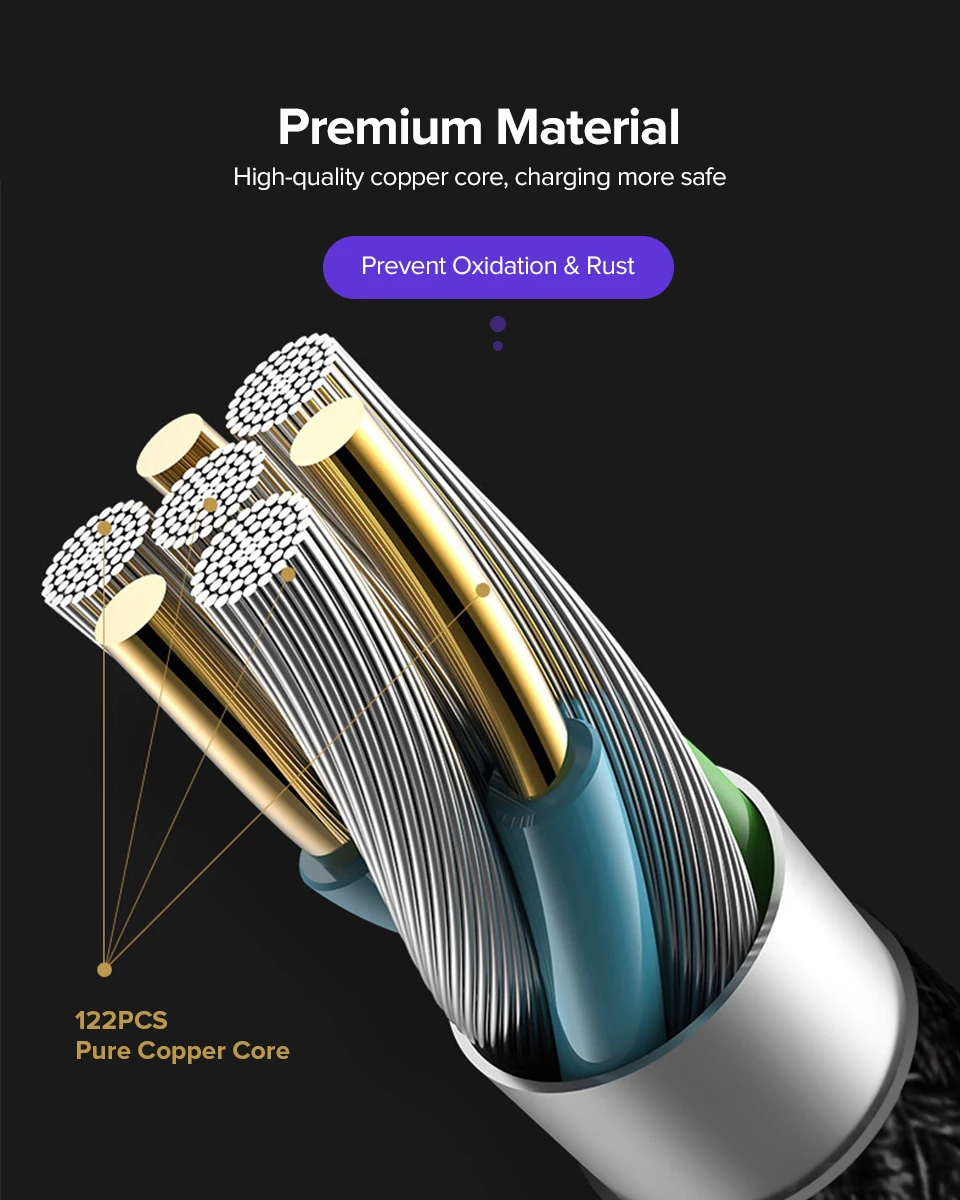 Venroii type-C кабель для samsung Galaxy S9 S8 Plus A50 USBC Быстрая зарядка type-C кабель для мобильного телефона Xiaomi Oneplus 6t 7 Pro
