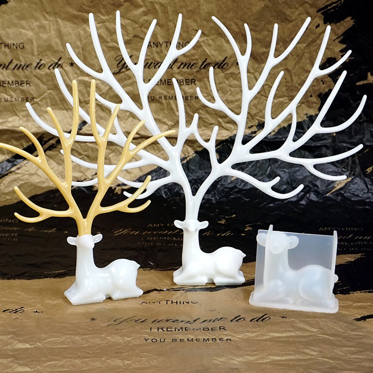 Различные Стиль смолы мини лося материал олень эпоксидная форма изготовления