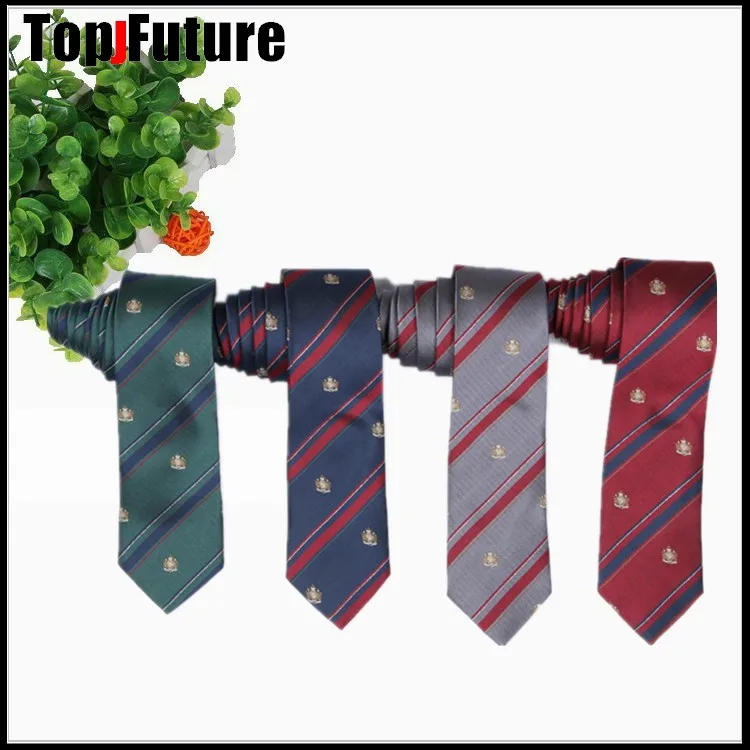 Галстук с вышивкой в виде королевской короны для девочек и мальчиков униформа JK