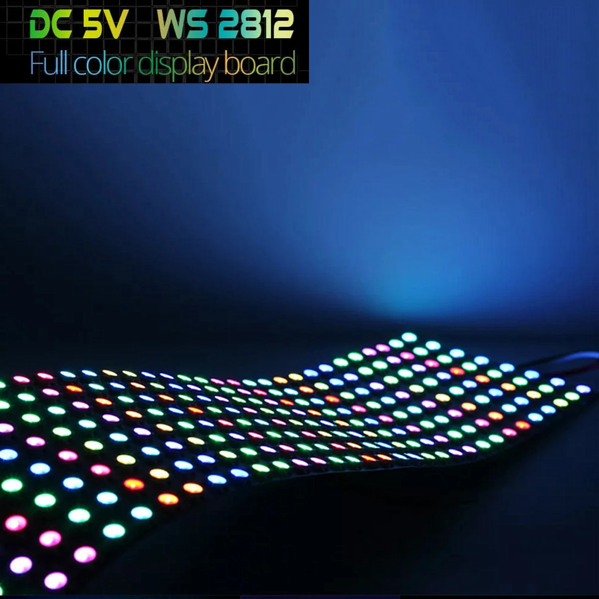 Светодиодная цифровая панель WS2812B 5 в постоянного тока гибкий экран 5050 RGB