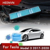 heenvn model3 car vent meltblown air filter cartridge for tesla model 3 accessories air intake protection for tesla model three