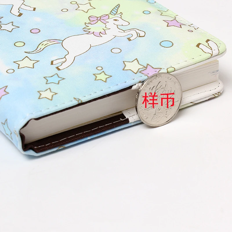 A6 Единорог милый тканевый Карманный Bullet Journal планировщик персональный