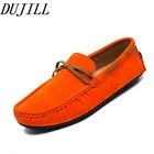 Мокасины мужские на шнуровке, роскошные брендовые туфли, итальянские, повседневная обувь для вечеринок, дизайнерские, в стиле хип-хоп, оранжевые, 2021