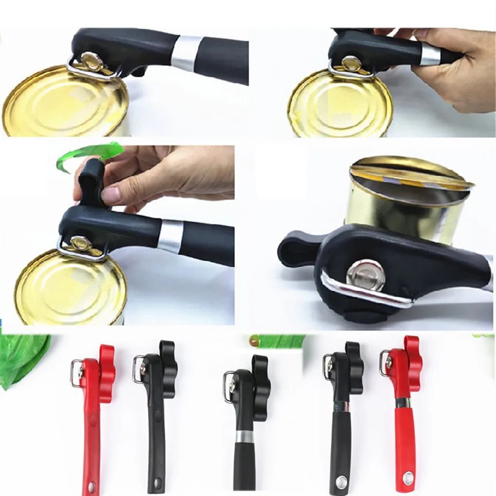 Безопасный ручной нож для консервных банок 1 шт. пластиковый профессиональный