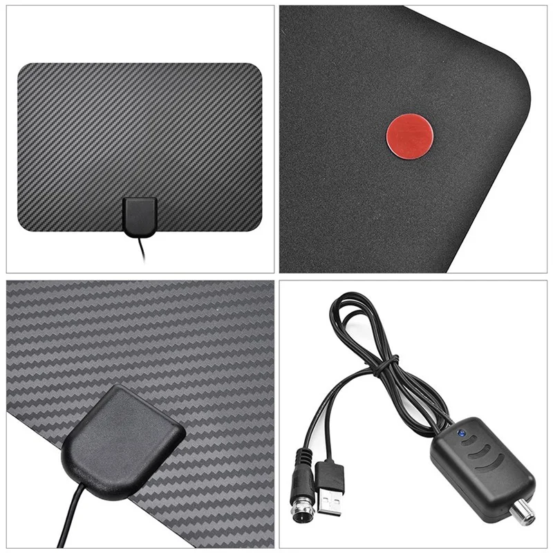 

4K Digital HDTV Aerial Indoor Amplified Antenna 960 Miles Range FM /VHF/UHF Receive Full HD TV HD Willkey Digital TV Antenna