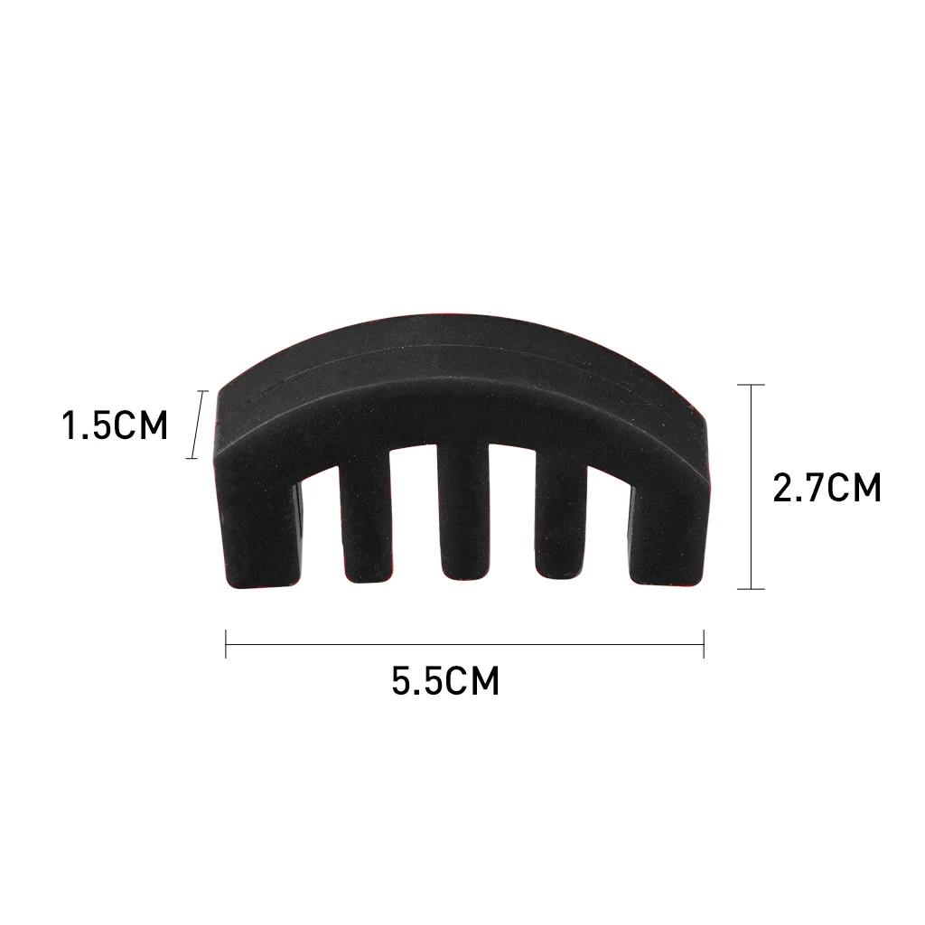 2 шт. 4/4 бесшумный резиновый акустический скрипка глушитель тихая тренировка