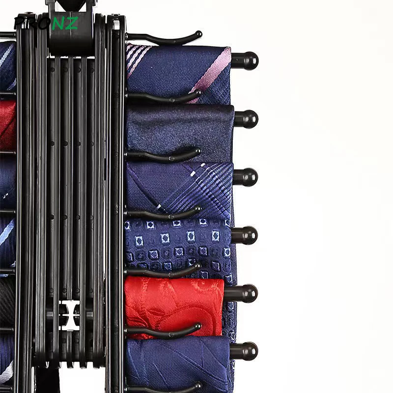 Творческий органайзер для галстуков Creative Tie Rack 360 градусов вращающийся органайзер для шкафа на 20 галстуков галстуки ремни шарфы нескользящий держатель вешалка.