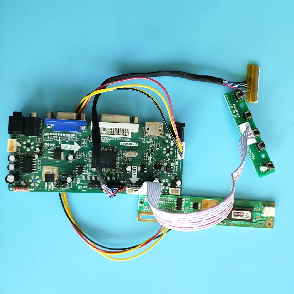 

Комплект для драйверов CLAA154WB05AN/CLAA154WB0 DVI HDMI 1280X800 VGA, плата контроллера сигнала, панель, 1 лампа LVDS 15,4 дюйма