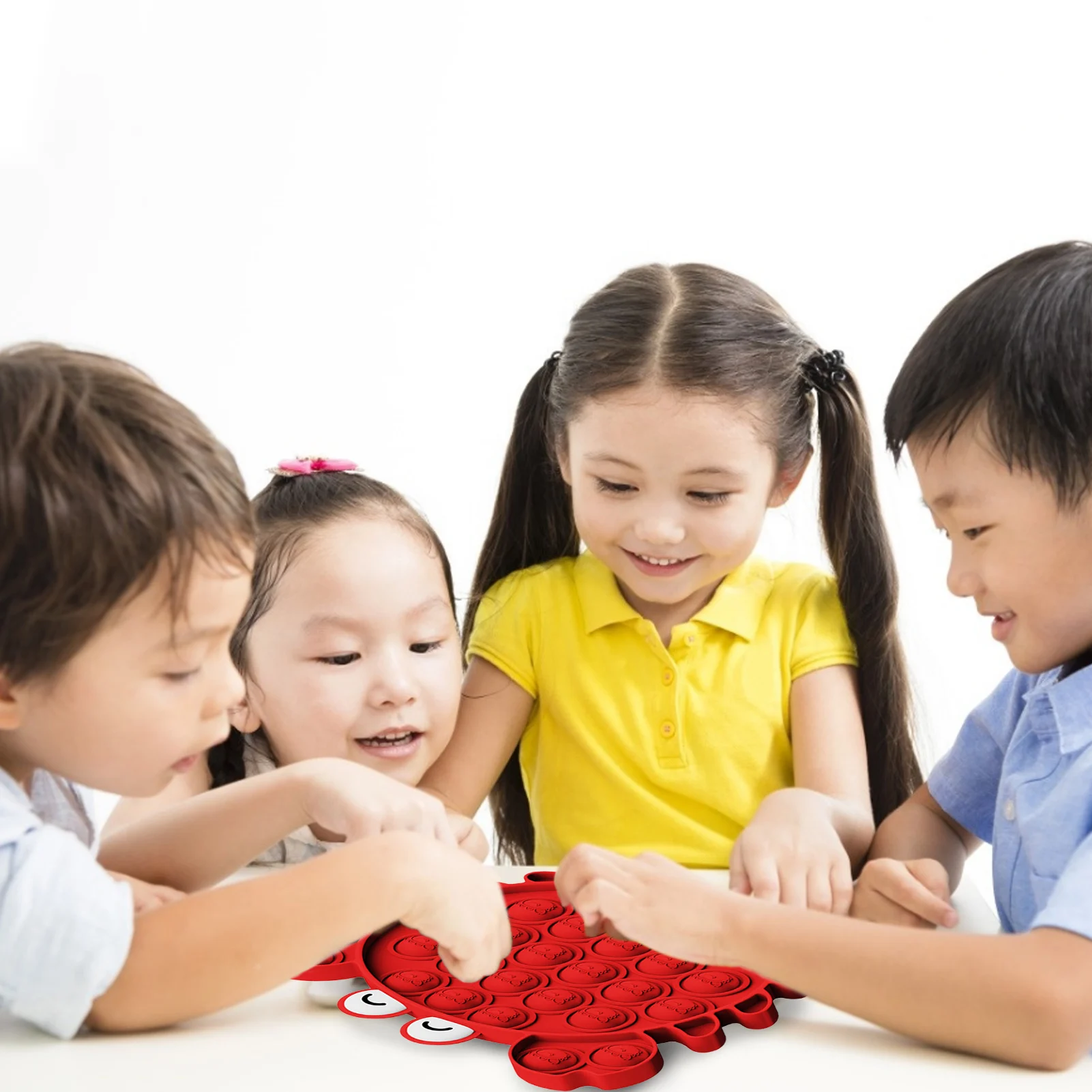 Пузырьками игрушка для снятия стресса форма краба Squeeze сенсорная с пузырьками