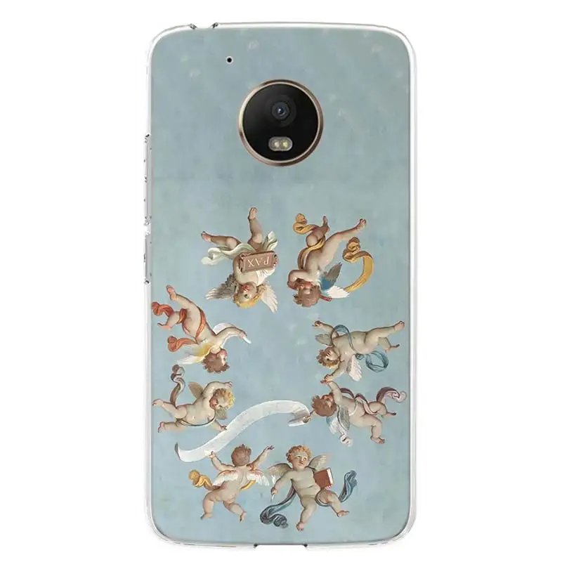 Чехол для телефона с изображением ангела Купидона Motorola Moto G8 G7 G6 G5S G5 G4 E6 E5 E4 X4 Play Plus
