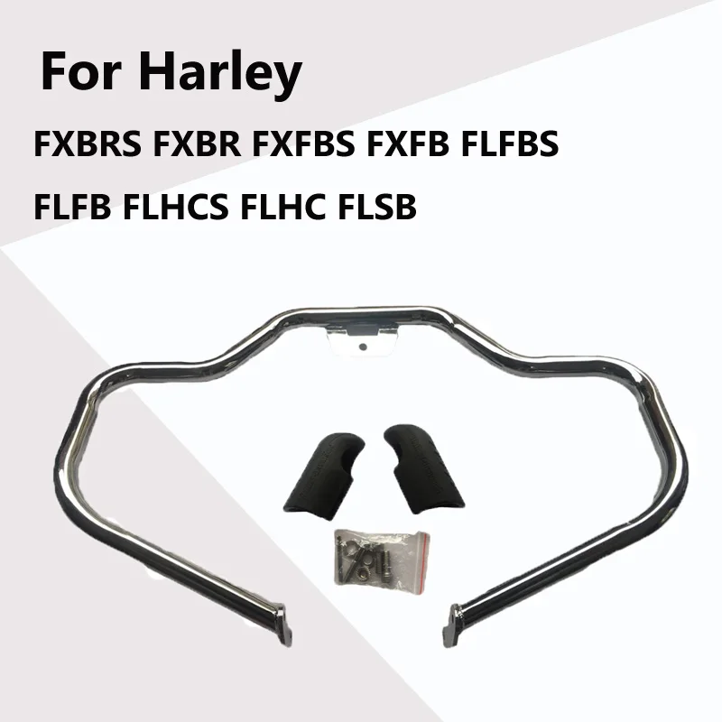 

For Harley Softail FXBRS FXBR FXFBS FXFB FLFBS FLFB FLHCS FLHC FLSB 2018 2019 2020 Motorcycle Engine Guard Highway Crash Bar
