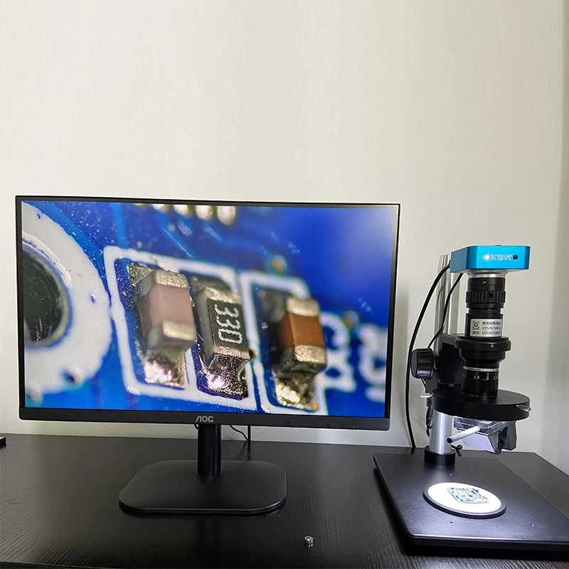 Профессиональный цифровой микроскоп с 3D зумом 95X HD набор со светодиодной