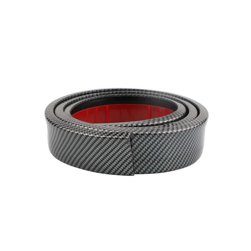 Carbon Black 4.5cm Обводы для колеса мягкие губы колеса-арки отделка колеса Изогнутые Брови декоративные полосы автомобиля расширитель колёсной арки защита арки наклейки - Цвет: Carbon Black 4.5cm