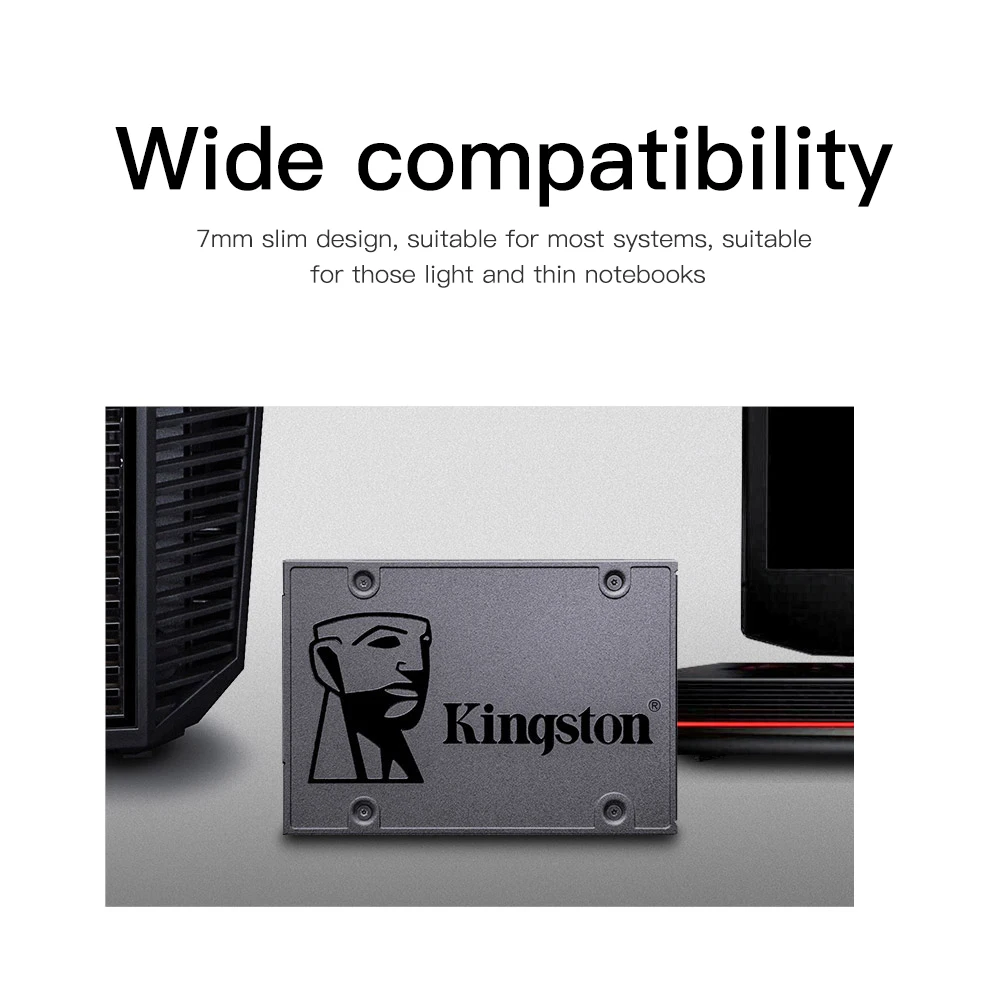 Внутренний твердотельный накопитель Kingston A400 SSD 120 ГБ 240 480 2 5 дюйма SATA III HDD жесткий