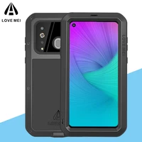 for samsung galaxy a8s case love mei shock dirt proof water resistant metal armor cover coque for samsung galaxy a8s phone case