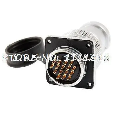 

AC 250V 7A 16 Pins Flange Mount Aviation Connector Adapter