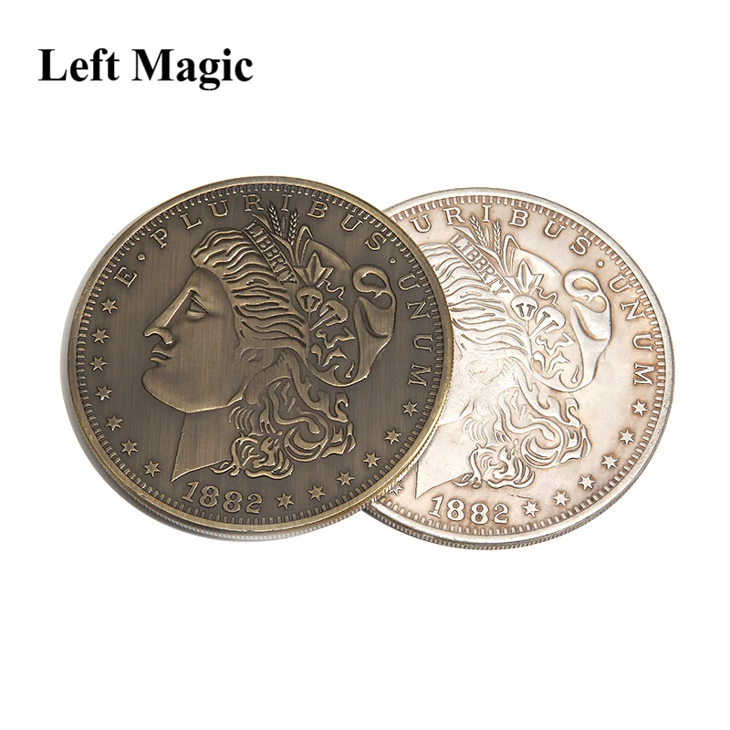 Jumbo Morgan Dollar (7 см) магические трюки волшебник крупным планом уличные иллюзии