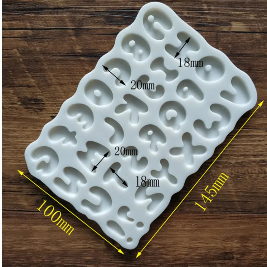 Силиконовая форма буквы 3D инструменты для украшения тортов сделай сам кухонная