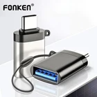 Переходник FONKEN USB 3,0 Type-C OTG для Xiaomi, Huawei, Samsung, мыши, клавиатуры, USB-накопителя, OTG разъем