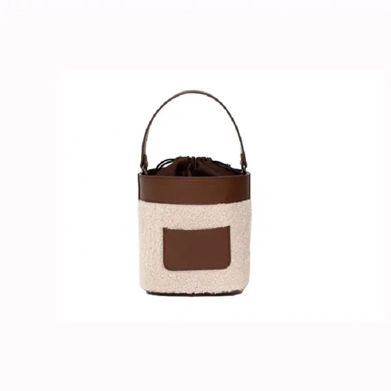 Women Single Shoulder Crossbody Bag All-match Bucket 2019 Autumn Korean Version Lovely Design PU Leather Drawstring Handbag | Багаж и