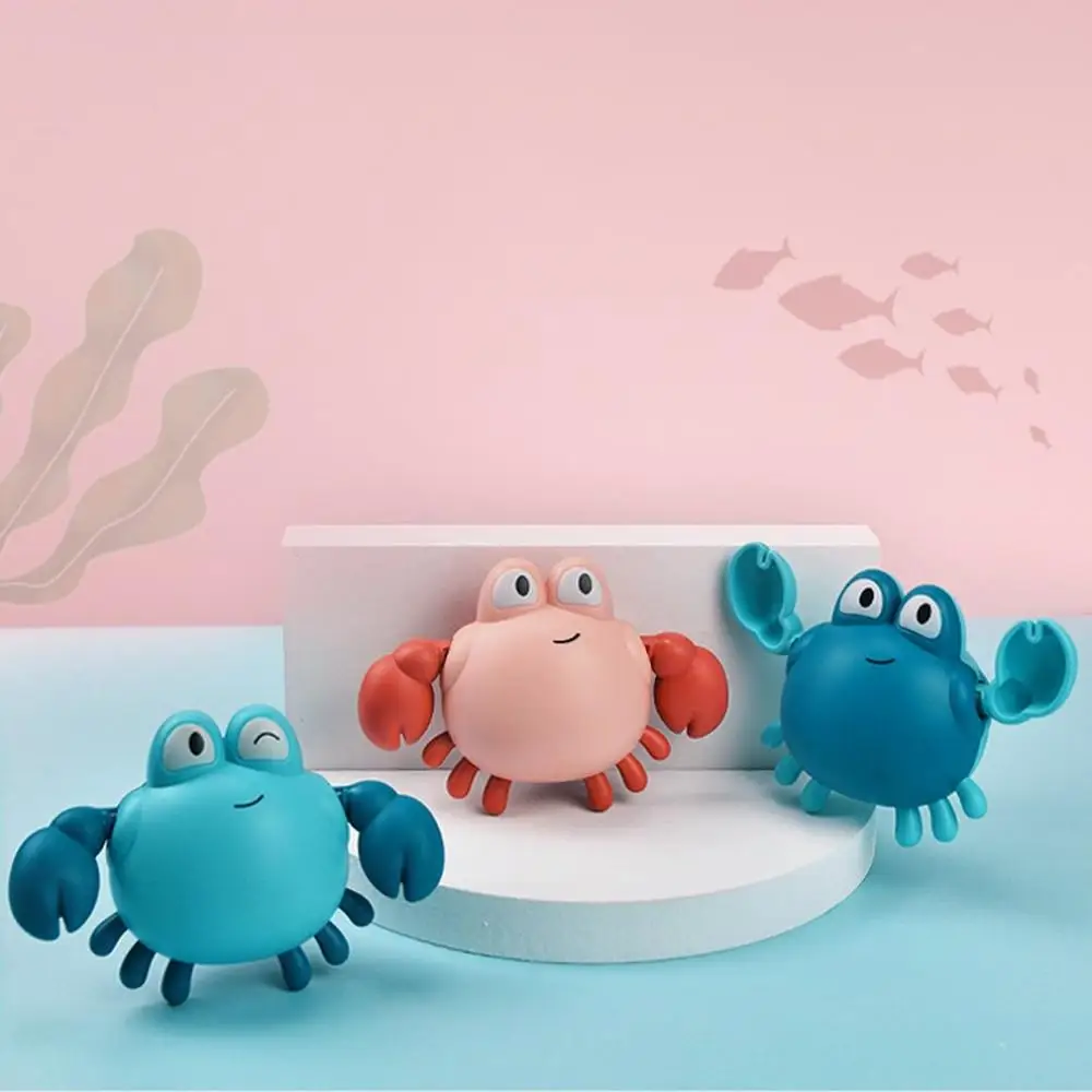 

NEW Baby Bath Toy Cute Crab Swimming Toy Classic Baby Water Toys Infant Swim Chain Clockwork Toy Gift For Toddlers Child Infants