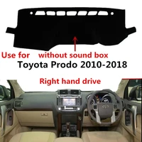 taijs factory sun shade classic polyester fibre car dashboard cover for toyota prado 2012 2018 right hand drive