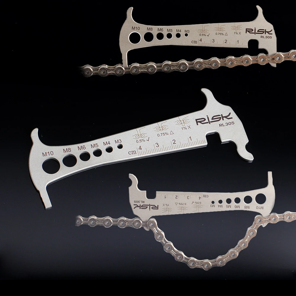 1 шт. риск Нержавеющая сталь Go одинаковых предметов велосипед 3 в цепи проверки MTB