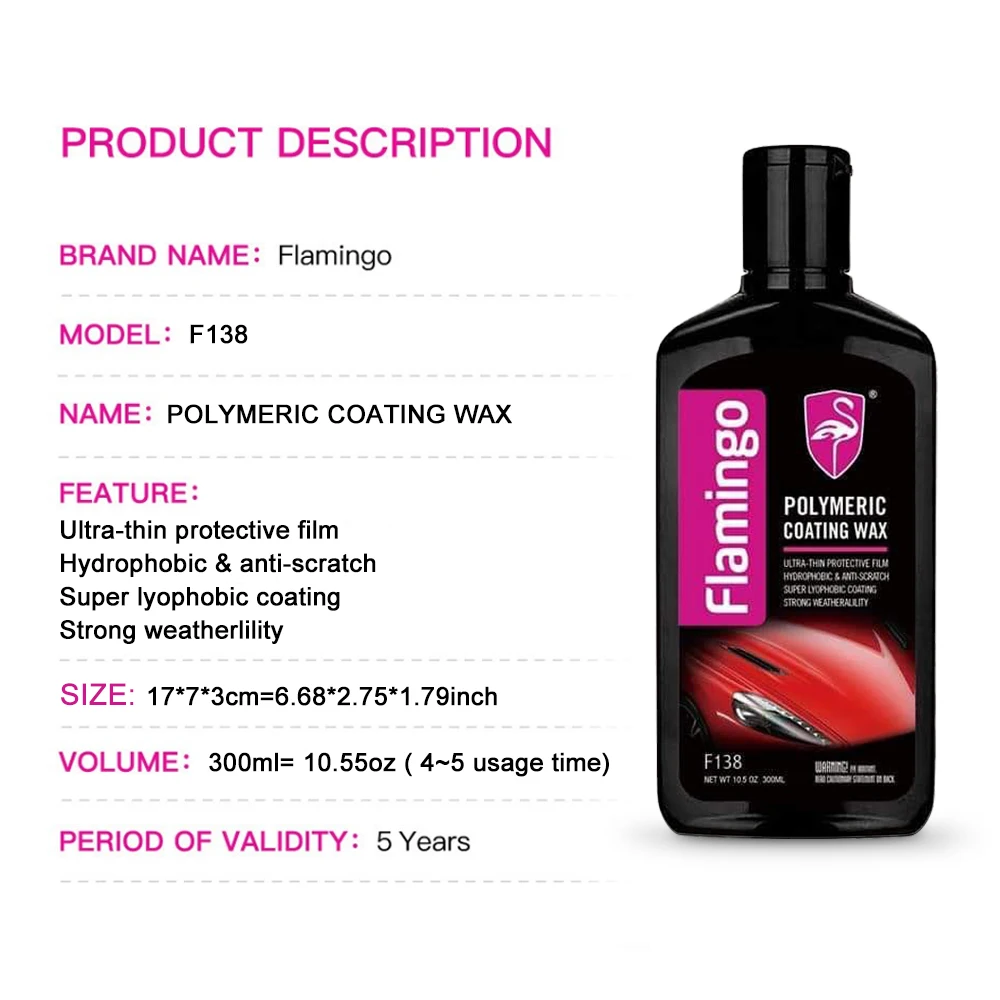 

Polymeric Ceramic Car Coating 300ml Car Scratch Repair Polish Nano Coating Leather Auto Polishing Paint For Cars Liquid Glass