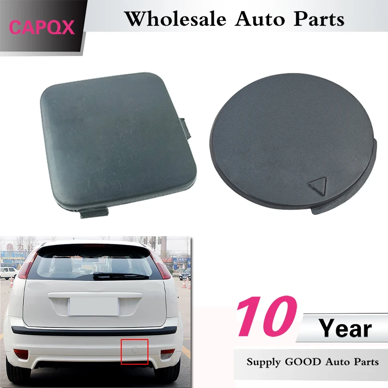 Крышка QX Передний + задний бампер буксировочный крюк крышка для Ford Focus 2005 2006 2007 2008