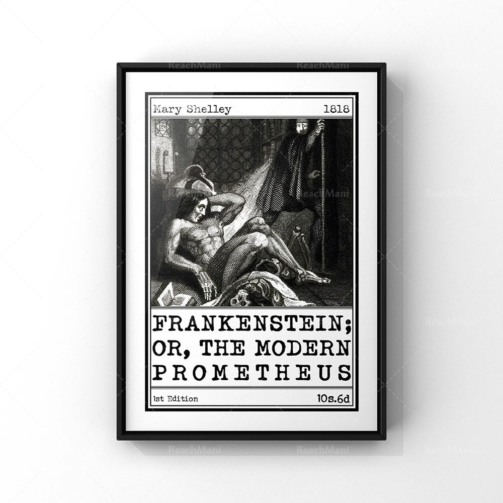 Франкенштейн или современный прометеус обложка книги художественный