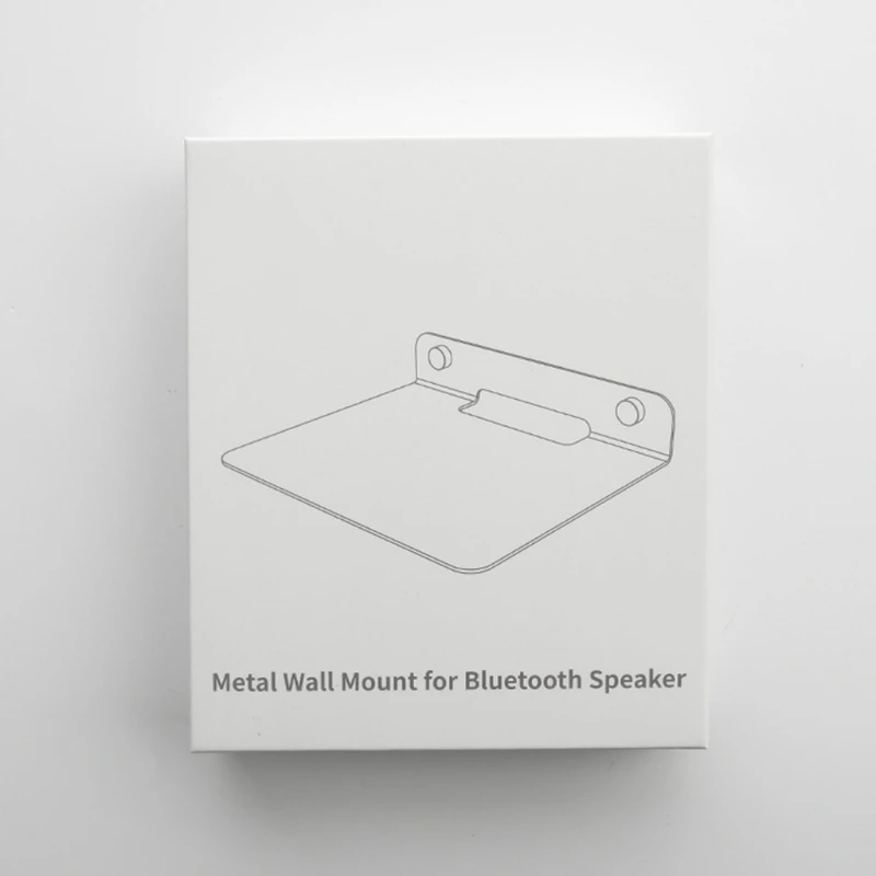 

Universal Speaker Mount Brackets Wall Bookshelf with Reserved Charging Hole Hold Up to 4.41lbs Wall Display Bookshelf