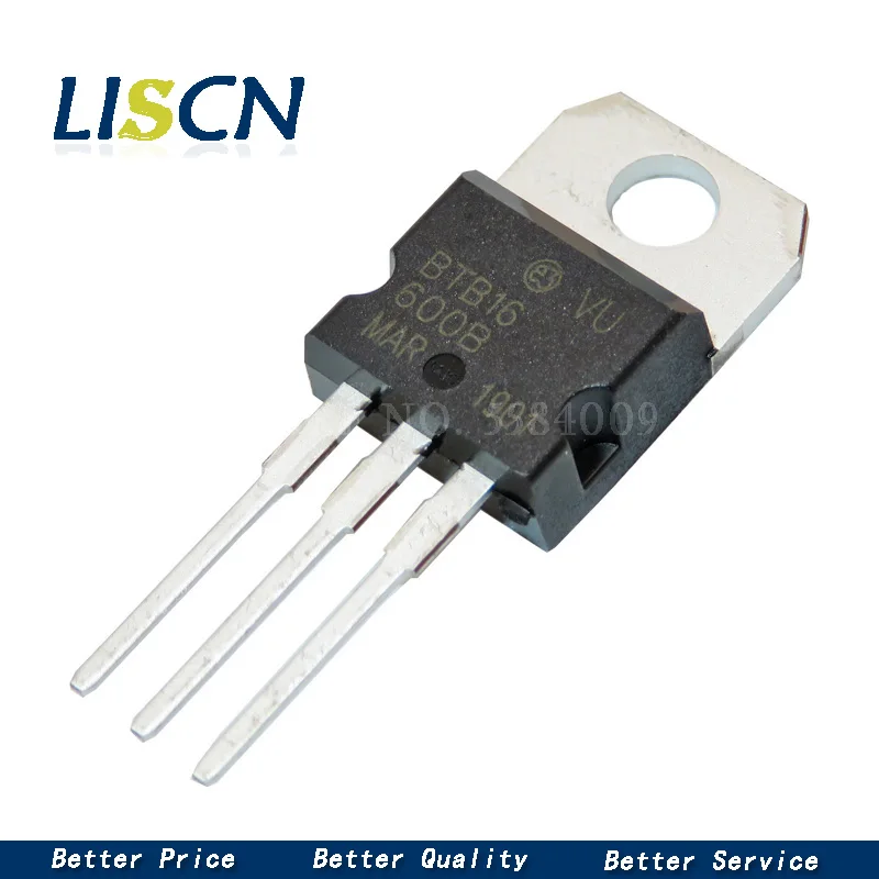 

10PCS BTB16-600B TO-220 BTB16-600 TO220 BTB16 16-600B