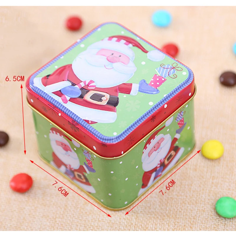 Для волос (4 предмета) Рождество мини конфетная Подарочная Коробки олова посылка