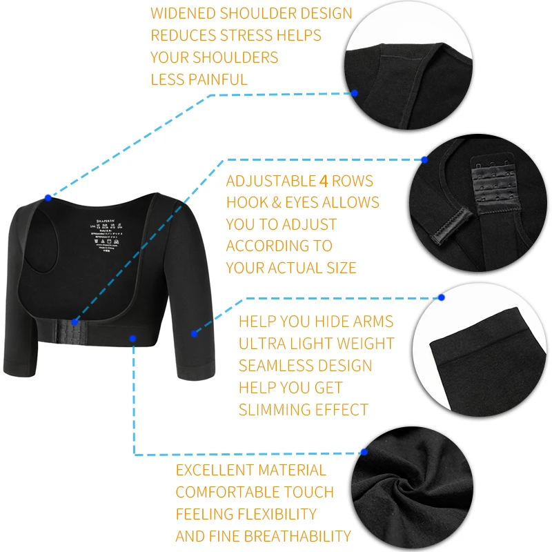 Корректирующее белье для верхней руки Корректор осанки женские Компрессионные
