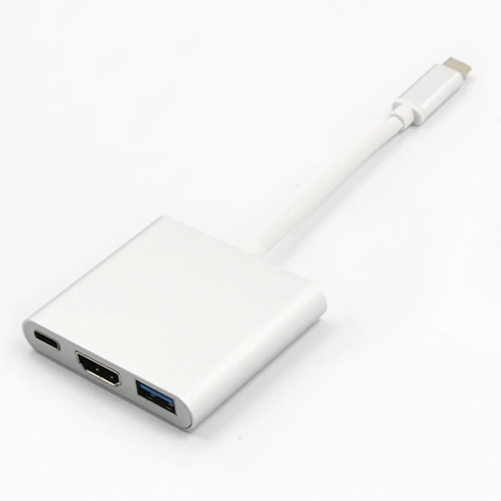 3 адаптера USB Type C Hub to HDMI 4K Поддержка Samsung Dex mode USB-C док-станция с PD для MacBook Pro/Air |