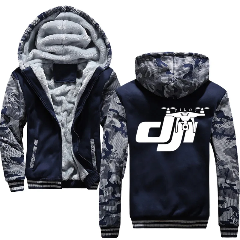 

Толстовка DJI PILOT с принтом, Теплая мужская одежда, зимние мужские толстовки, уличная одежда в стиле Харадзюку, брендовая куртка, повседневное...
