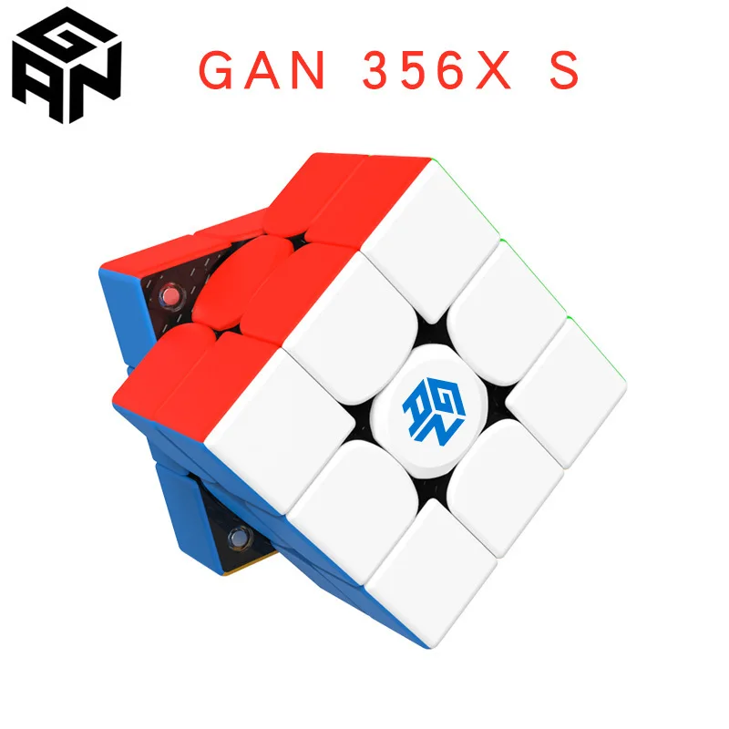 Gan 356 XS черный/безстиковый куб Magico Speedcube обучающая игрушка Gan356 X S|Головоломки| |