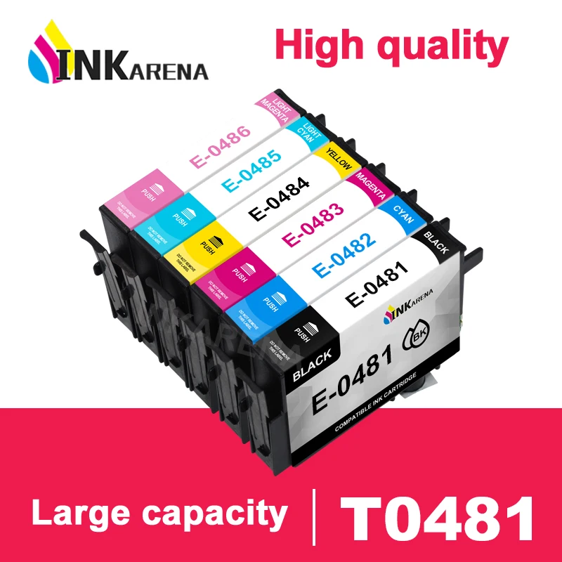 Картридж для принтера Epson R320 R340 RX500 RX600 RX620 RX640 6 цветов|Чернильные картриджи| |