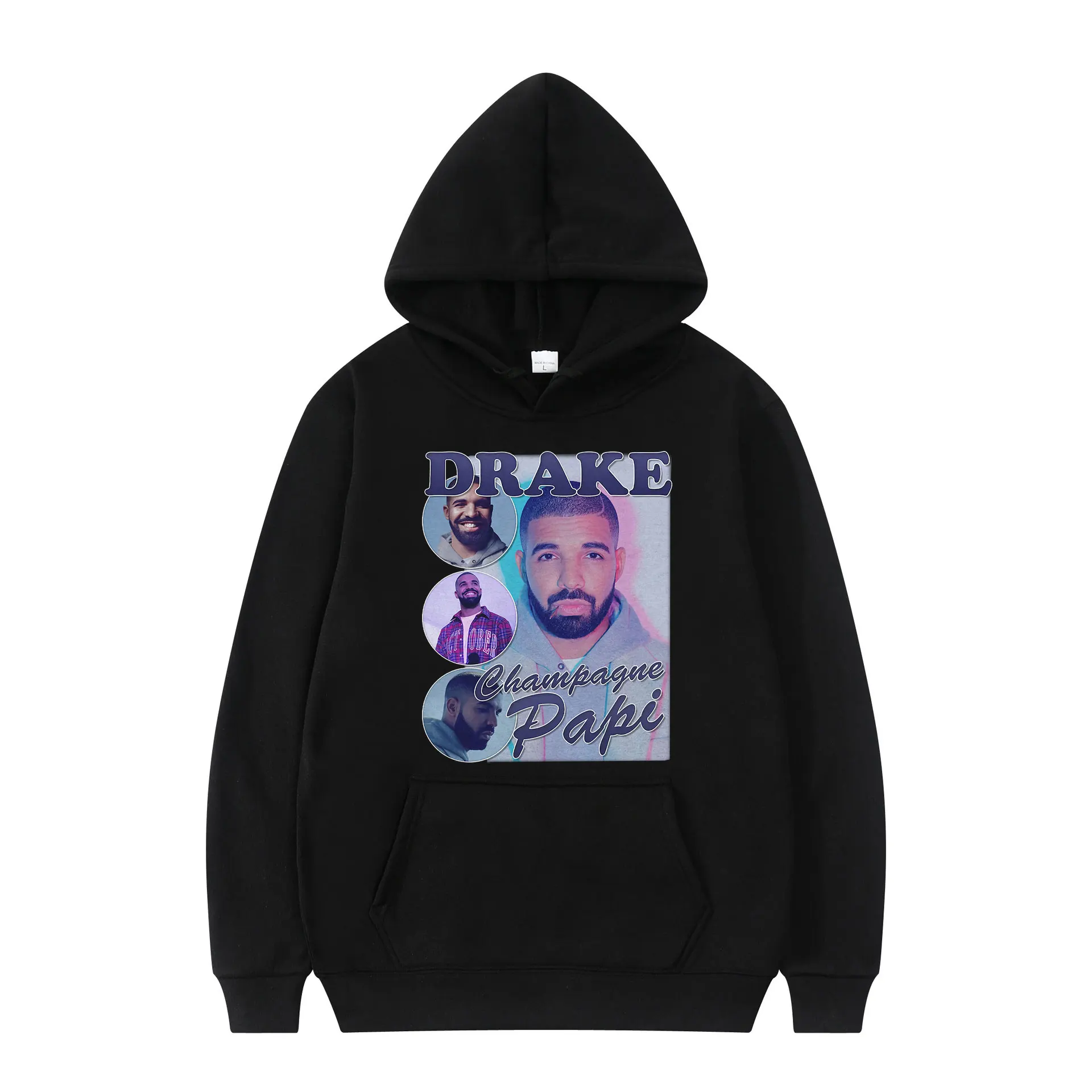 

Drake Rapper Classic Harajuku Simple Personality Print Winter Thicken Long Sleeve Loose Casual Man Hoodie Oversized Tide 2021