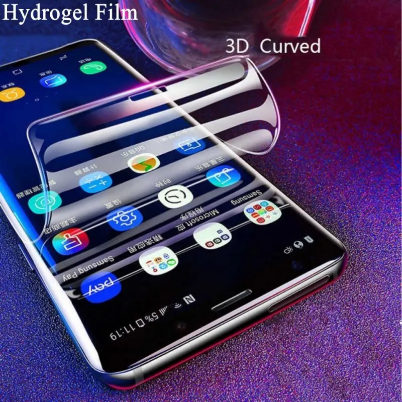200D Гидрогелевая пленка для Xiaomi Redmi Note 9s 8 8T 7 9 Pro полное покрытие мягкая защитная