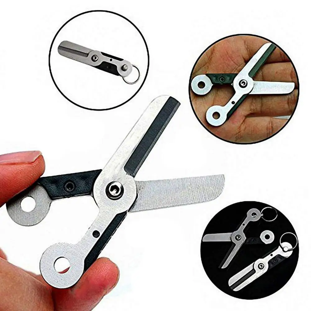 Многофункциональный брелок с пружинной защелкой анти потеря из нержавеющей