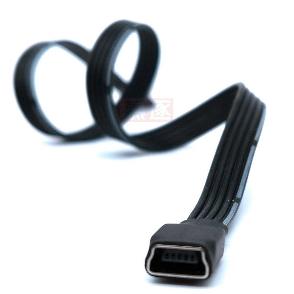 10 см 90 градусов 4 угла mini USB разъем к Mini B 5 контактный Штекерный Кабель адаптер 50 100
