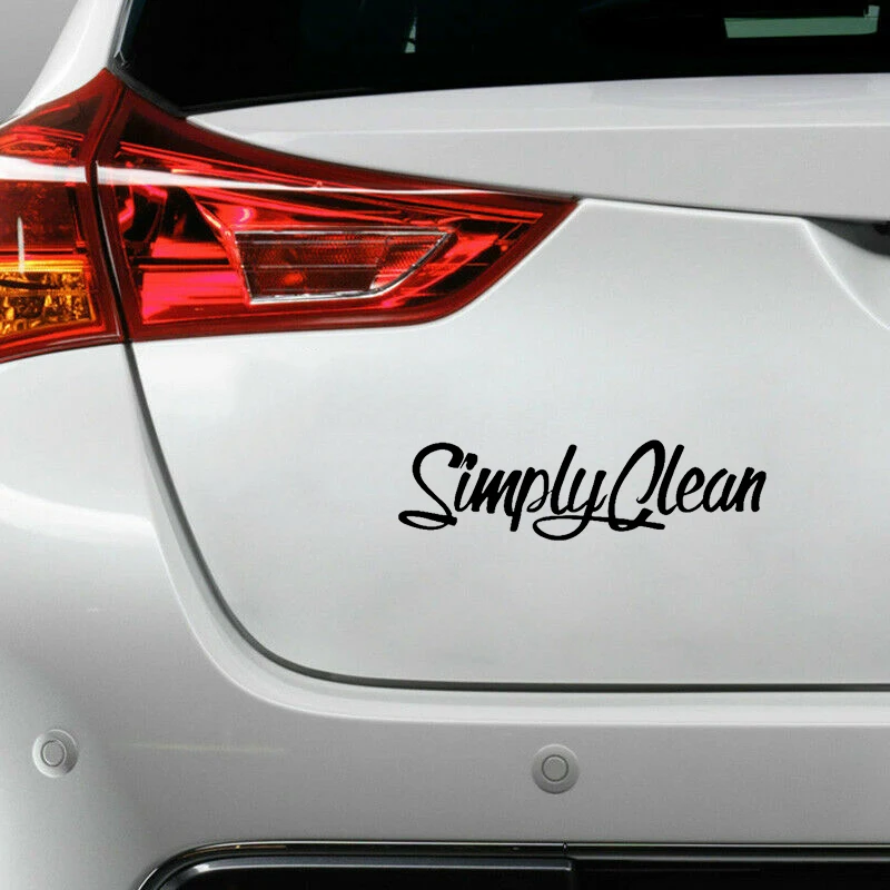 Автомобильная наклейка просто очистите Стайлинг автомобиля на окно съемная